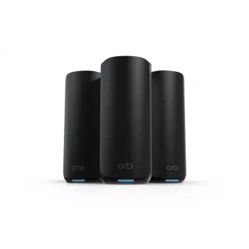 NETGEAR Orbi 870 triju dažnių juostų (2.4 GHz / 5 GHz / 6 GHz) Wi-Fi 7 (802.11be) juoda 4 vidinės antenos