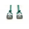 DIGITUS Slim Patch laidas - CAT6A - F-FTP - 1m - Žalia