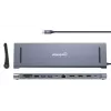 Dokų stotis / USB-C 10 prievadų Manhattan 4K 60Hz Power Delivery