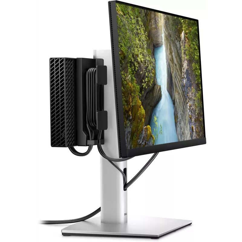 DELL Pro Micro All-in-One Stovas - MFS22, 5.8 kg, 48,3 cm (19 colių), 68,6 cm (27 colių), 100 x 100 mm, aukščio reguliavimas, sidabrinis, juodas