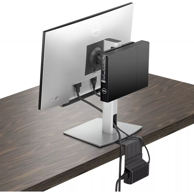 DELL Pro Micro All-in-One Stovas - MFS22, 5.8 kg, 48,3 cm (19 colių), 68,6 cm (27 colių), 100 x 100 mm, aukščio reguliavimas, sidabrinis, juodas