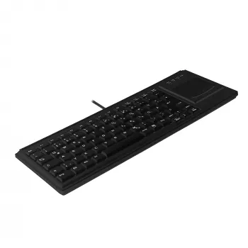 Contour Design Active Key Contour pramoninė klaviatūra IP68 su jutikliniu kilimėliu Mini Wireless Black DE 4400