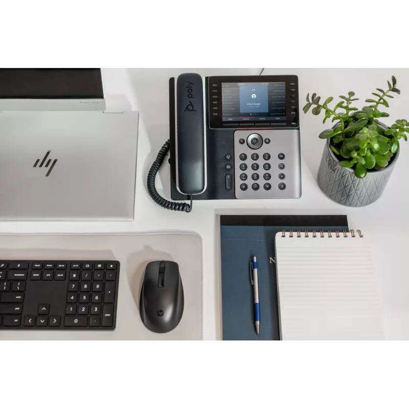 IP telefonas HP Poly Edge E550 su PoE, IPS, 800 x 480 pikselių, 5:3, WPA2-Enterprise, EAP-TLS, HTTPS, ENERGY STAR, EAC, RoHS, FCC, CE