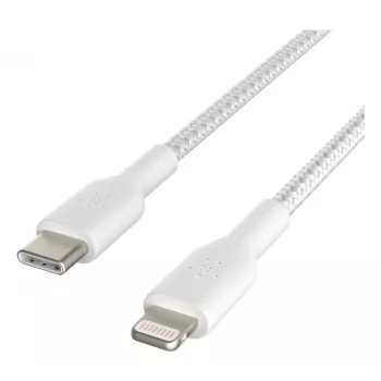 BELKIN CAA004BT1MWH Lightning į USB-C pynė 1 m balta