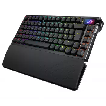ASUS ROG Azoth Extreme klaviatūra, žaidimų, USB + RF belaidis + Bluetooth, QWERTZ, juoda