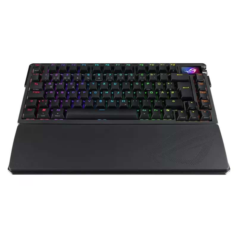 ASUS ROG Azoth Extreme klaviatūra, žaidimų, USB + RF belaidis + Bluetooth, QWERTZ, juoda