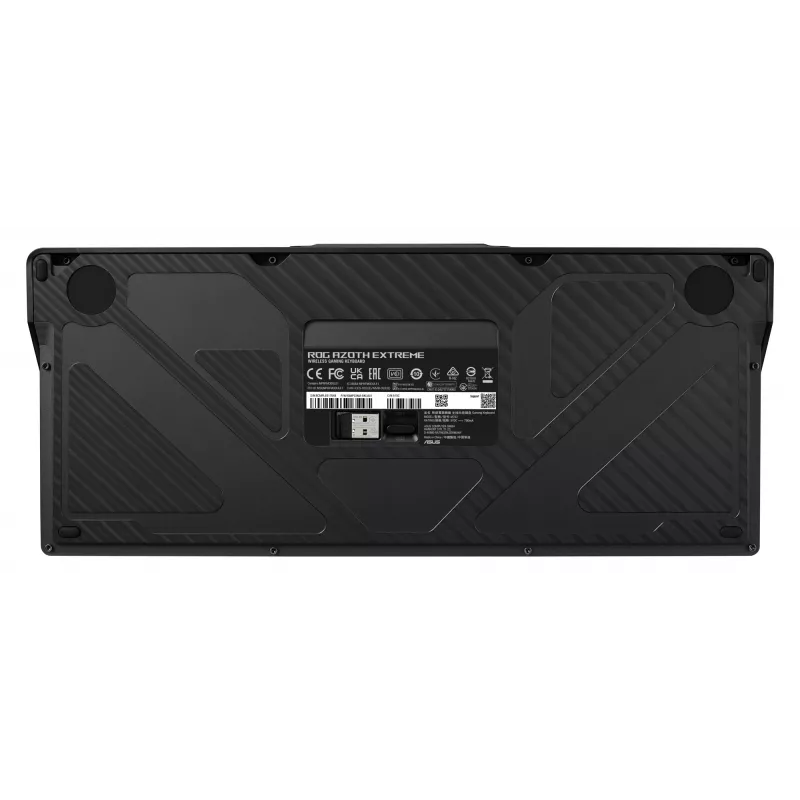 ASUS ROG Azoth Extreme klaviatūra, žaidimų, USB + RF belaidis + Bluetooth, QWERTZ, juoda