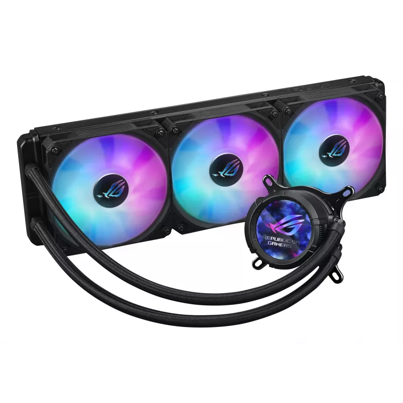 ASUS ROG STRIX LC III 360 ARGB procesoriaus skysčio aušintuvas 360 mm juodas