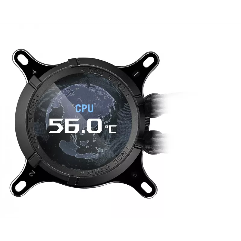 ASUS ROG STRIX LC III 360 ARGB procesoriaus skysčio aušintuvas 360 mm juodas