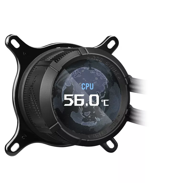 ASUS ROG STRIX LC III 360 ARGB procesoriaus skysčio aušintuvas 360 mm juodas