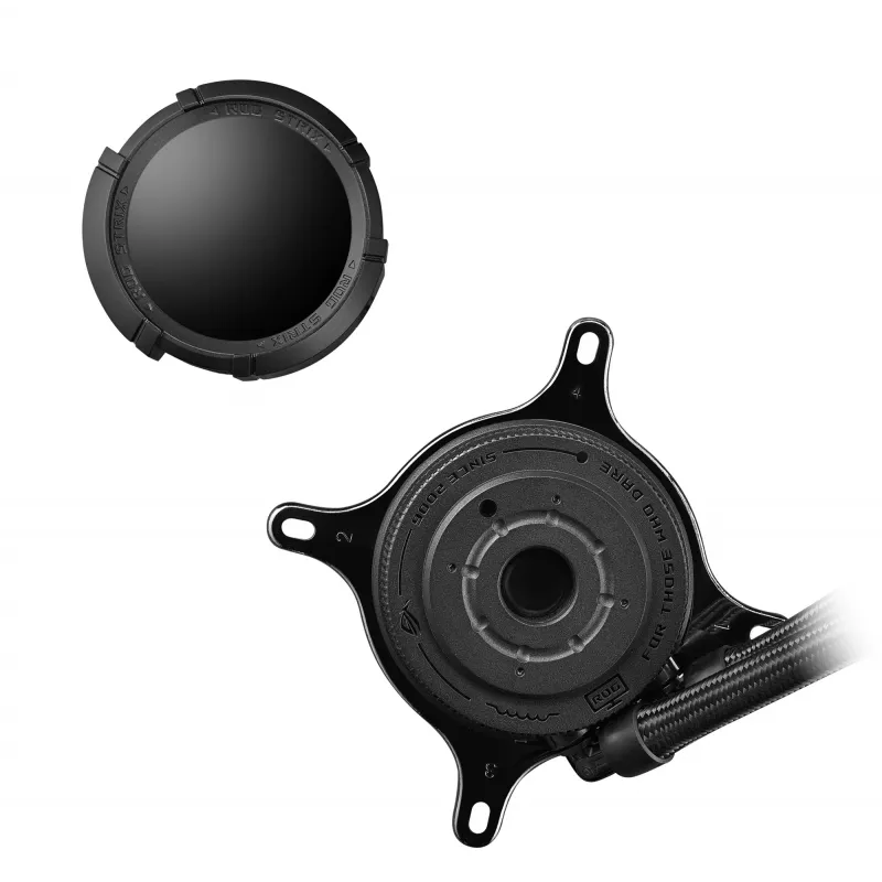 ASUS ROG STRIX LC III 360 ARGB procesoriaus skysčio aušintuvas 360 mm juodas