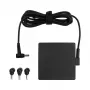 Maitinimo adapteris ASUS U90W-01 (ADP-90LE B) 90W, 100–240V įėjimas, pasyvus aušinimas, 75×75 mm, 0,16 m kabelis, juodas