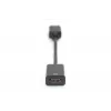 DIGITUS DP - HDMI laidas 20 cm juodas DP - HDMI A tipo M/F HDMI 2.0