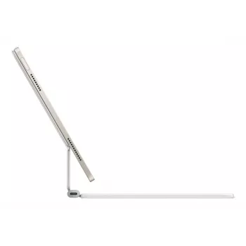 APPLE Magic Keyboard, skirta iPad Air 11 colių (M2/M3/M4) – balta – AZERTY prancūzų (MDFV4F/A)
