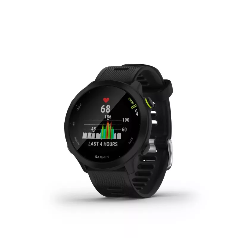 Garmin Forerunner 55 išmanusis bėgimo laikrodis – juodas
