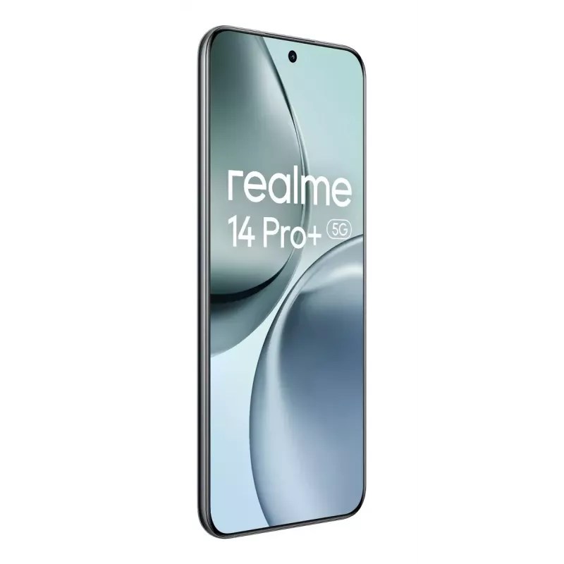 Išmanusis telefonas REALME 14 Pro+ 5G 6,83 colio OLED 512 GB, 12 GB RAM, 6000 mAh, Suede Grey