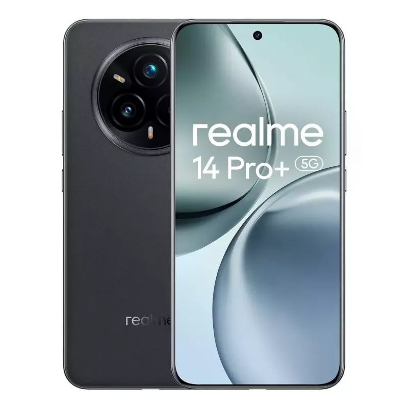 Išmanusis telefonas REALME 14 Pro+ 5G 6,83 colio OLED 512 GB, 12 GB RAM, 6000 mAh, Suede Grey