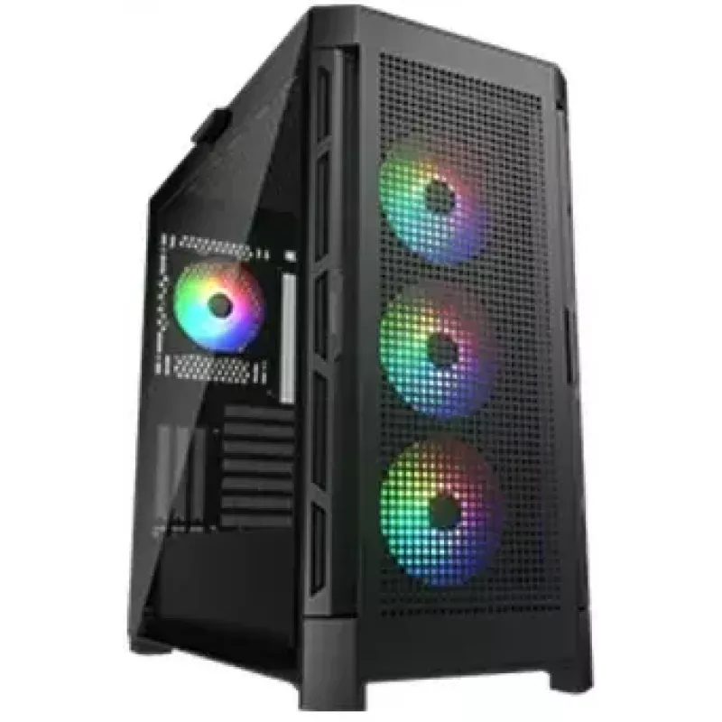 PC korpusas COUGAR DUOFACE PRO RGB CGR-DUOFACE PRO RGB Midi bokštas Juodas