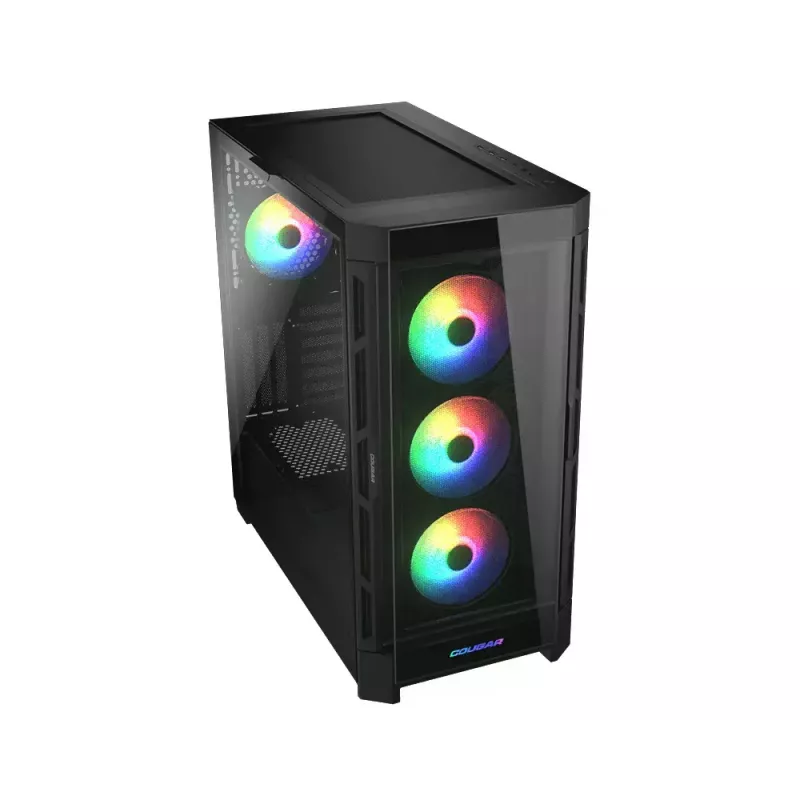 PC korpusas COUGAR DUOFACE PRO RGB CGR-DUOFACE PRO RGB Midi bokštas Juodas