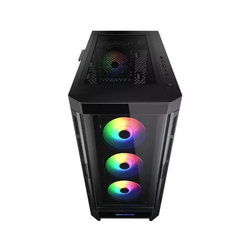 PC korpusas COUGAR DUOFACE PRO RGB CGR-DUOFACE PRO RGB Midi bokštas Juodas