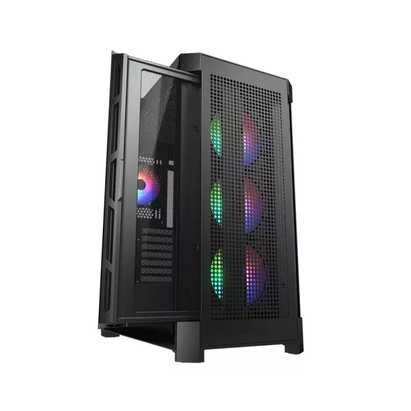 PC korpusas COUGAR DUOFACE PRO RGB CGR-DUOFACE PRO RGB Midi bokštas Juodas