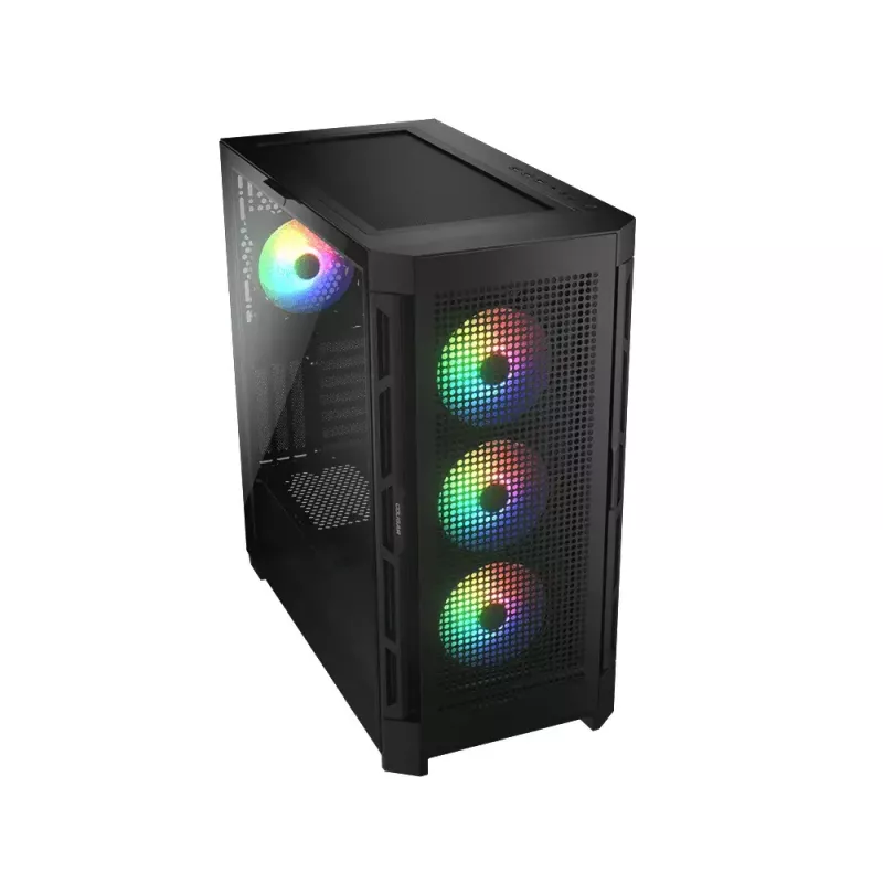PC korpusas COUGAR DUOFACE PRO RGB CGR-DUOFACE PRO RGB Midi bokštas Juodas