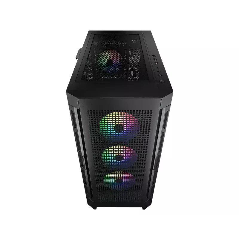 PC korpusas COUGAR DUOFACE PRO RGB CGR-DUOFACE PRO RGB Midi bokštas Juodas
