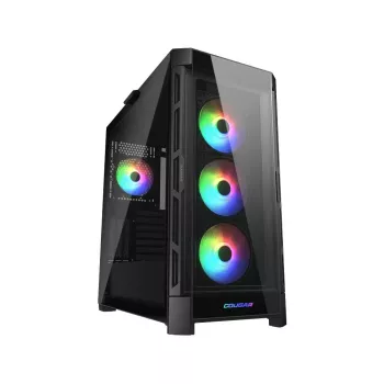 PC korpusas COUGAR DUOFACE PRO RGB CGR-DUOFACE PRO RGB Midi bokštas Juodas