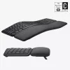 LOGITECH Ergo K860 – Belaidis išskirstytos klaviatūros išdėstymo klaviatūra, grafitas, QWERTY US/International