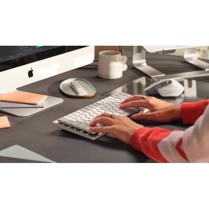 LOGITECH MX Mechanical Mini for Mac belaidė apšviesta mechaninė klaviatūra, pilka, US International – QWERTY