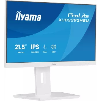 Monitorius iiyama ProLite XUB2293HSU-W7 54.6 cm (21.5 colių) 1920 x 1080 pikselių Full HD LED baltas