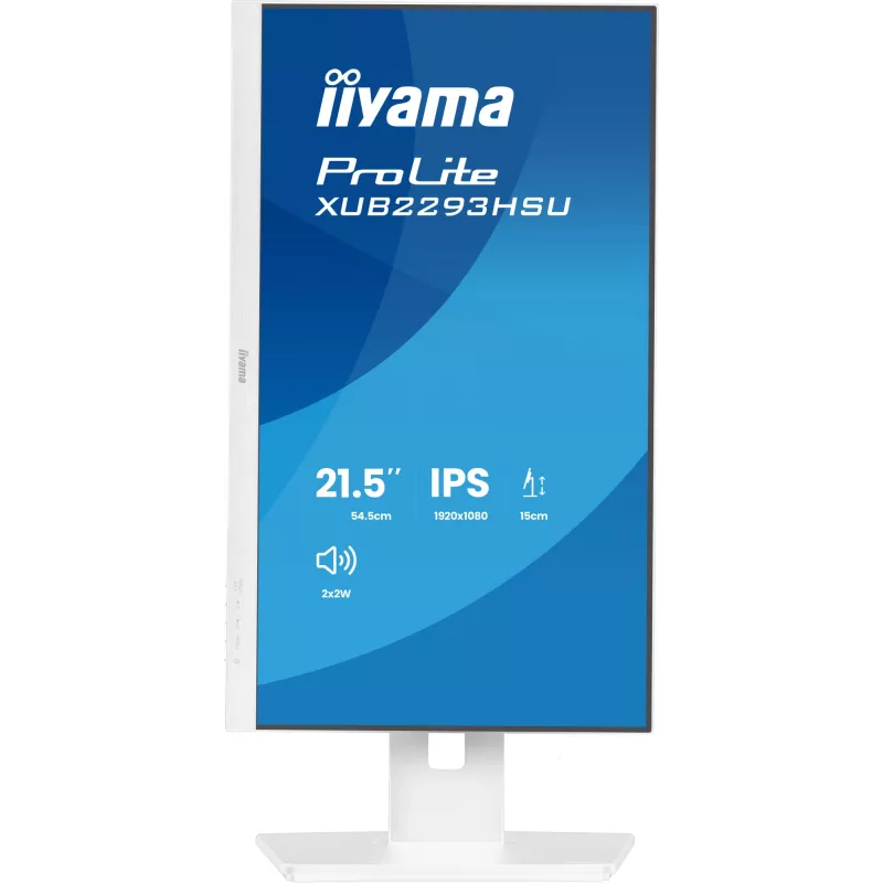 Monitorius iiyama ProLite XUB2293HSU-W7 54.6 cm (21.5 colių) 1920 x 1080 pikselių Full HD LED baltas