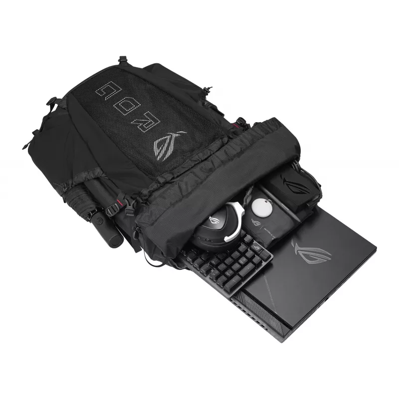 ASUS ROG Archer ErgoAir kuprinė Gaming kuprinė Juoda EVA (etileno vinilo acetatas), Likra, Nailonas