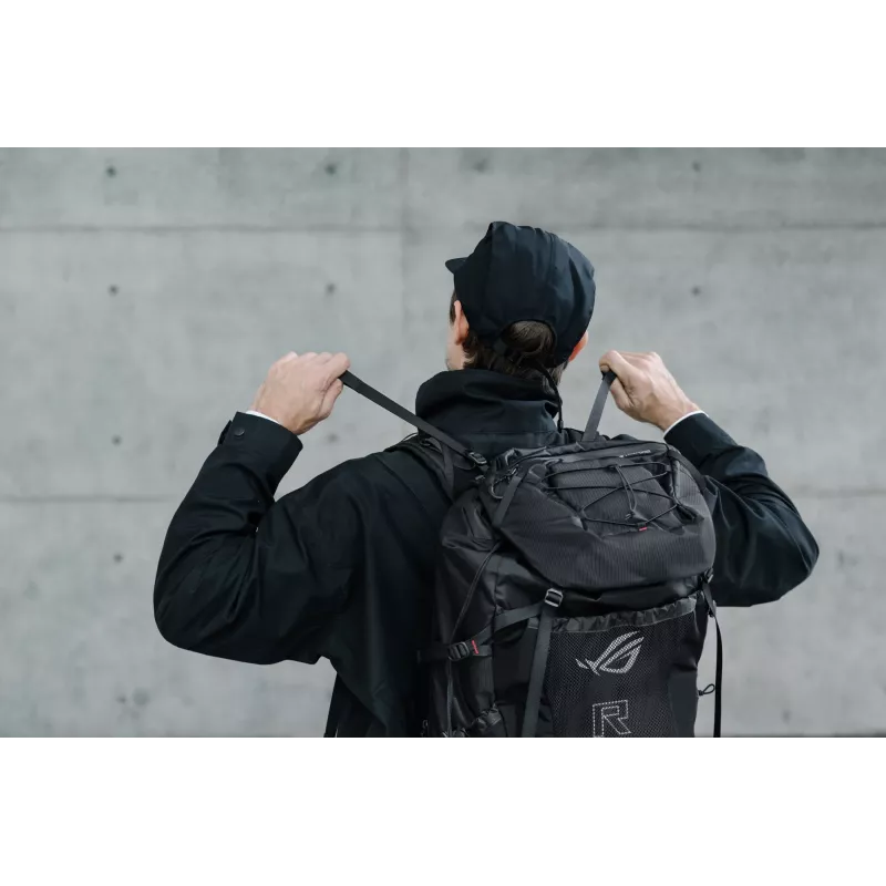 ASUS ROG Archer ErgoAir kuprinė Gaming kuprinė Juoda EVA (etileno vinilo acetatas), Likra, Nailonas