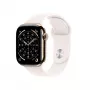APPLE Watch Series 11 GPS + Cellular 46mm Auksinis Titano Korpusas Su Švelniai Rožine Sportine Juosta S/M
