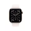 APPLE Watch Series 11 GPS + Cellular 46mm Auksinis Titano Korpusas Su Švelniai Rožine Sportine Juosta S/M