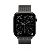 APPLE Watch Series 11 GPS + Cellular 46mm šiferio titano korpusas su šiferio Milanese apyranke S/M