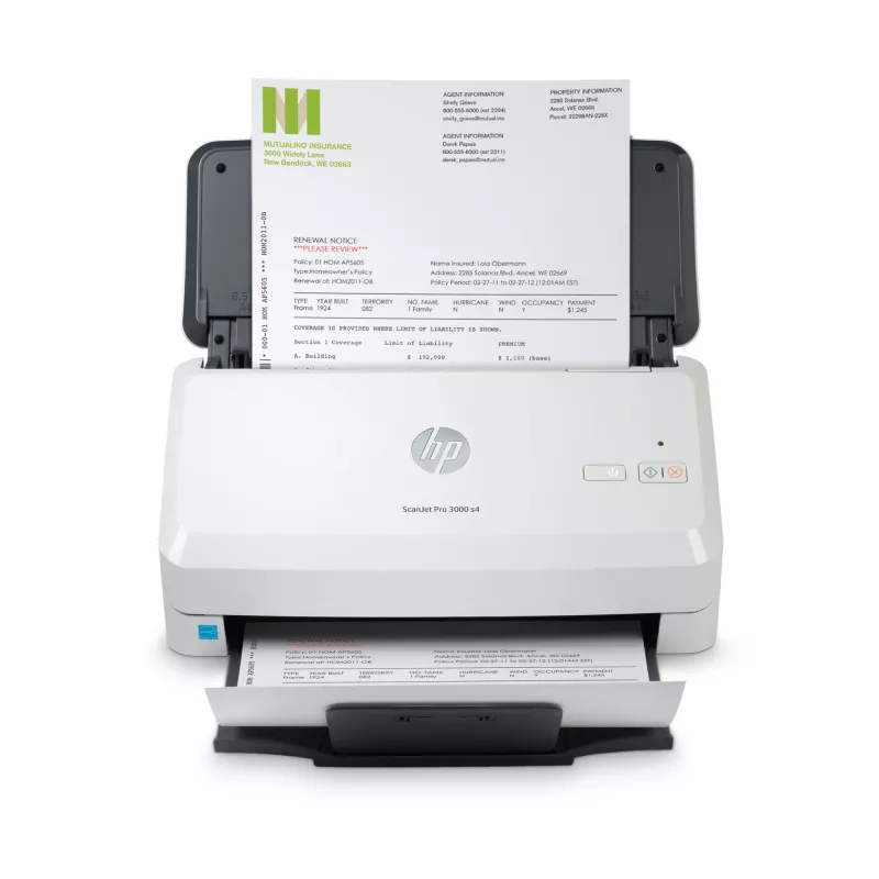 HP Scanjet Pro 3000 s4 lakštinis skaitytuvas 600 x 600 DPI A4 juodas, baltas