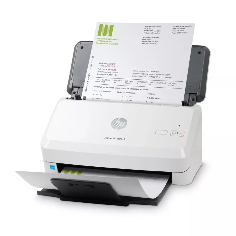HP Scanjet Pro 3000 s4 lakštinis skaitytuvas 600 x 600 DPI A4 juodas, baltas