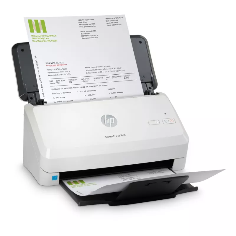 HP Scanjet Pro 3000 s4 lakštinis skaitytuvas 600 x 600 DPI A4 juodas, baltas