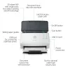 HP Scanjet Pro 3000 s4 lakštinis skaitytuvas 600 x 600 DPI A4 juodas, baltas