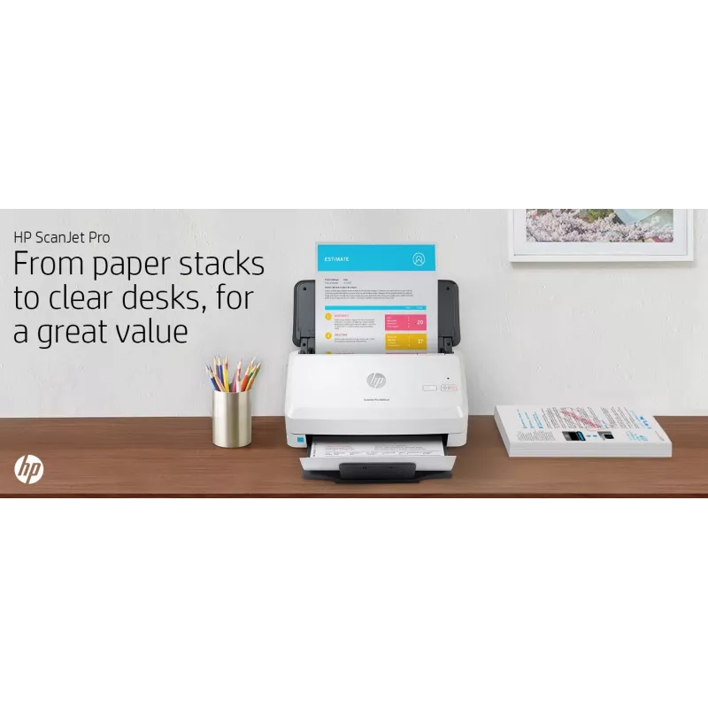 HP Scanjet Pro 3000 s4 lakštinis skaitytuvas 600 x 600 DPI A4 juodas, baltas