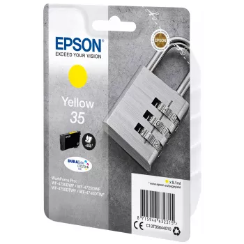 Epson DURABrite Ultra geltonas rašalo kasetė C13T35844010