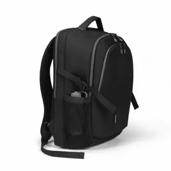 DICOTA Eco- 14-15.6 col. nešiojamojo kompiuterio kuprinė - Juoda / 600D perdirbtas PET
