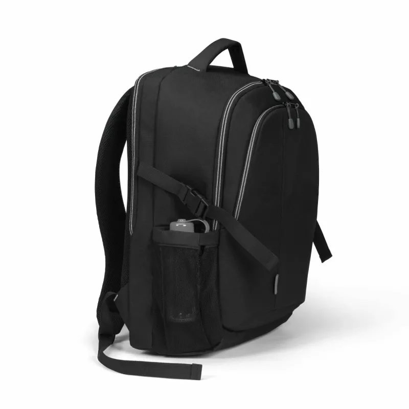 DICOTA Eco- 14-15.6 col. nešiojamojo kompiuterio kuprinė - Juoda / 600D perdirbtas PET