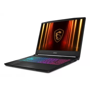 Nešiojamas kompiuteris MSI Katana 15 HX B14WFK-487 Intel® Core™ i7-14650HX 39.6 cm (15.6 inch) Full HD 16 GB DDR5 512 GB SSD NVIDIA GeForce RTX 5060 Wi-Fi 6E Windows 11 Home Juoda