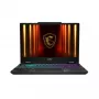 MSI Cyborg 15 B2RWEKG-067 žaidimų nešiojamasis kompiuteris, Intel Core 7 240H, 39,6 cm (15,6 colio) Full HD IPS 144 Hz, 16 GB DDR5-SDRAM, 512 GB SSD, NVIDIA GeForce RTX 5050, Windows 11 Home, juodas