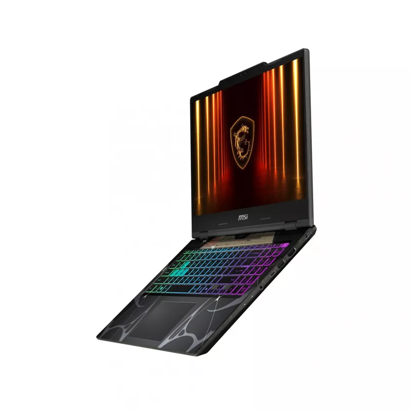 MSI Cyborg 15 B2RWEKG-067 žaidimų nešiojamasis kompiuteris, Intel Core 7 240H, 39,6 cm (15,6 colio) Full HD IPS 144 Hz, 16 GB DDR5-SDRAM, 512 GB SSD, NVIDIA GeForce RTX 5050, Windows 11 Home, juodas