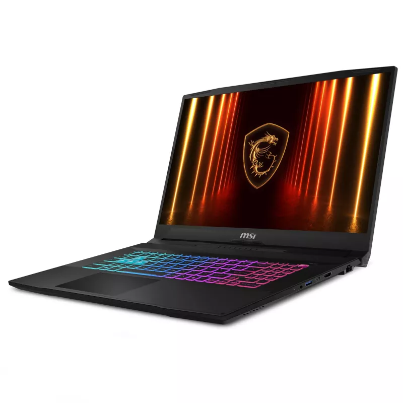 Nešiojamas kompiuteris MSI Katana 17 HX B14WFK Intel Core i7-14650HX 17.3 inch Full HD 16 GB DDR5 1 TB SSD RTX 5060 Wi-Fi 6E Windows 11 Home Juodas