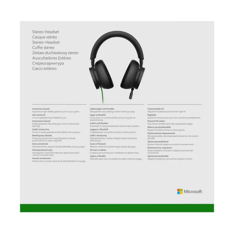 MICROSOFT Xbox E Headset ausinės – stereo – 3.5mm
